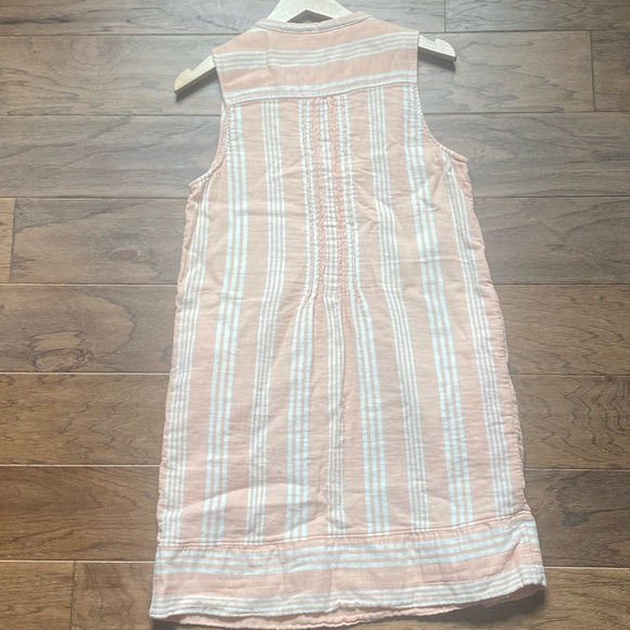 Faherty Peach and White Striped Dress - Picture 3 of 5